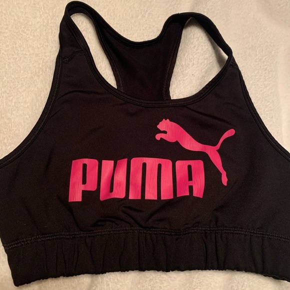pink puma sports bra